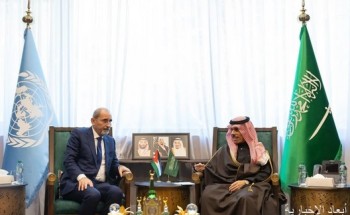 سمو وزير الخارجية يلتقي نائب رئيس الوزراء وزير الخارجية الأردني