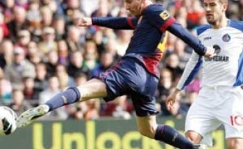 برشلونة يتخم شباك خيتافي بسداسية
