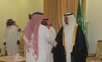 بالصور : محافظ الخفجي يستقبل المسئولين وجموع المواطنين المبايعين لولي ولي العهد