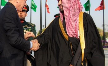 سمو ولي العهد يستقبل رئيس جمهورية تركيا ويعقدان جلسة مباحثات رسمية
