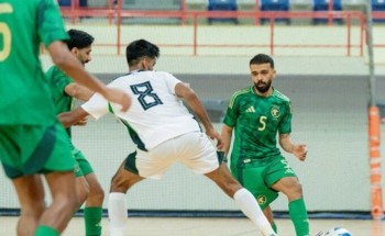 التصفيات المؤهلة إلى كأس آسيا لكرة قدم الصالات 2026.. “أخضر الصالات” يمزق شباك باكستان بـ13 هدفًا