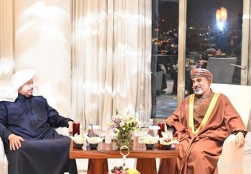 رئيس مجلس الشورى يستقبل رئيس مجلس الشورى العماني