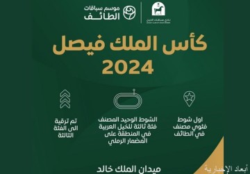 ترقية كأس الملك فيصل للخيل العربية الأصيلة إلى تصنيف الفئة الثالثة