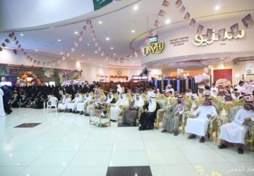بالفيديو والصور.. نجوم الانشاد يحيون حفل عيد الفطر بمجمع الخفجي مول