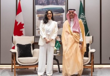 سمو وزير الخارجية يستقبل وزيرة خارجية كندا