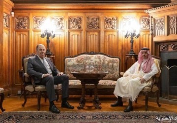 سمو وزير الخارجية يلتقى وزير خارجية روسيا ويعقدان جلسة مباحثات رسمية