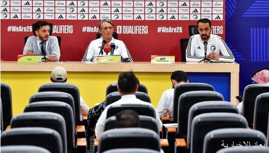 مدرب الأخضر مانشيني: شعارنا غداً الفوز على الأردن لضمان الصدارة.. وهدفنا الوصول لكأس العالم 2026