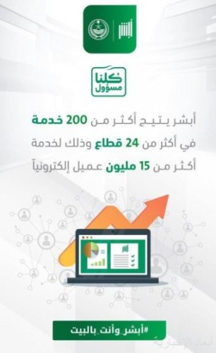 أبشر تتيح للمواطنين والمقيمين التواصل مع إمارات المناطق صحيفة أبعاد الإخبارية