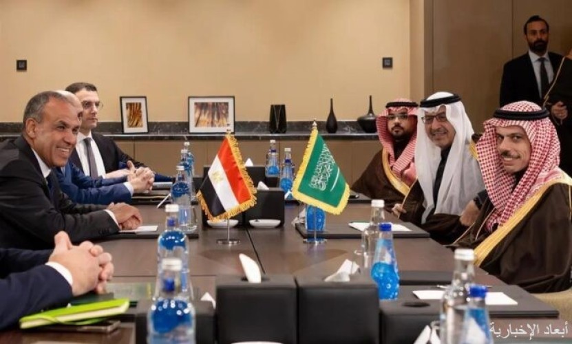 سمو وزير الخارجية ووزير خارجية مصر يناقشان آخر التطورات الإقليمية والدولية