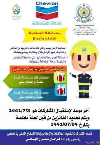 مدني الخفجي ي طلق مسابقة أفضل مجسم وأجمل رسمة للعام 2020م صحيفة أبعاد الإخبارية