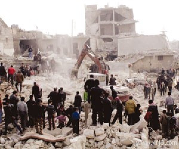 قصف القصر الرئاسي بدمشق.. والنظام يدك حلب بالصواريخ