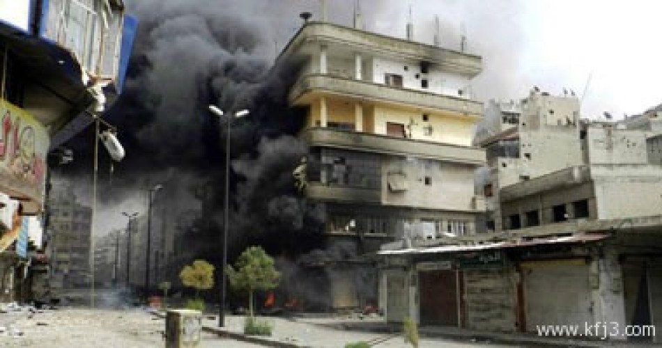 سكان دمشق يسمعون أصوات انفجارات عنيفة