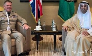 الأمين العام لمجلس التعاون الخليجى يجتمع بكبير مستشارى الدفاع البريطانى للشرق الأوسط