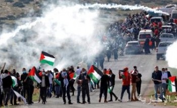 إصابة 22 فلسطينيًا إثر مواجهات مع الاحتلال في محافظة نابلس