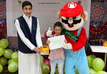 أنيس التطوعي وأسرية الخفجي يحتفون باليوم اليوم السعودي ٩٢