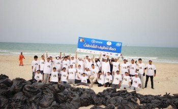 حملة «الخفجي نبيها كذا» التطوعية ترفع 1000 كيس من النفايات بشاطئ الخفجي