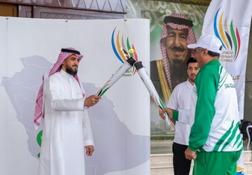 الباحة تستقبل شعلة الألعاب الأولمبية السعودية 2022