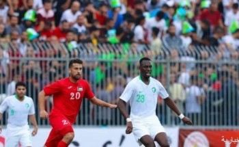 المنتخب السعودى يتعادل مع فلسطين في كأس العرب