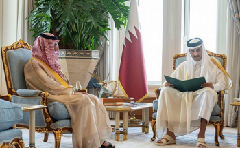 خادم الحرمين الشريفين يبعث رسالة خطية لسمو أمير دولة قطر