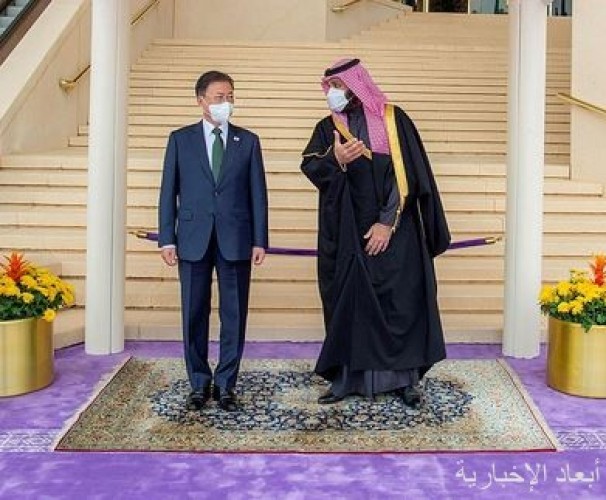 رئيس جمهورية كوريا يصل الرياض