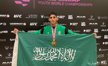 لاعب المنتخب السعودي” عبدالإله عالم” بطل العالم في وزن أقل من 62 كجم