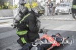 بالصور.. انقلاب شنيع لمركبة بالخفجي يخلف إصابتين طفيفة