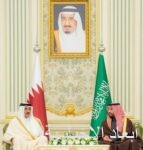 سمو ولي العهد وأمير دولة قطر يشهدان توقيع اتفاقية تنفيذ مشروع قطار السعودية / قطر السريع