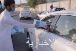 بالصور والفيديو.. مستشفى الأهلي يوزع كمامات طبية لأهالي الخفجي