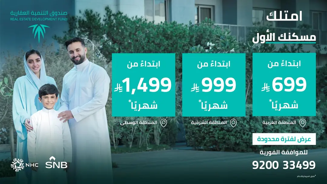 صندوق التنمية العقارية يطلق برنامج “التمويل البديل” لدعم تملك المساكن