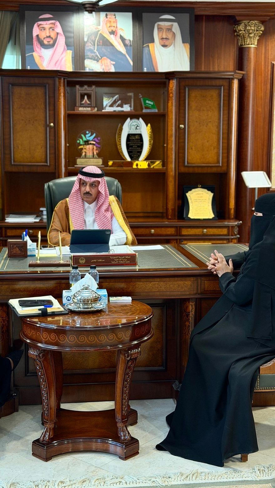صالون الخفجي الثقافي يلتقي محافظ الخفجي ويستعرض رؤيته المستقبلية