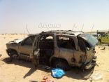 إصابة أربعة من عائلة واحدة إثر إنقلاب على طريق الخفجي – أبو حدريه