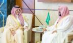 أمير المنطقة الشرقية يستقبل رئيس محكمة الأحوال الشخصية بالدمام بمناسبة تعيينه
