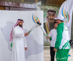 الباحة تستقبل شعلة الألعاب الأولمبية السعودية 2022