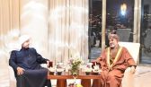 رئيس مجلس الشورى يستقبل رئيس مجلس الشورى العماني