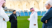 المسحل يلتقي لاعبي الأخضر الشاب في معسكر الرياض استعداداً لكأس آسيا