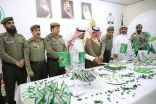جوازات الخفجي تحتفي باليوم الوطني السعودي ٩٢
