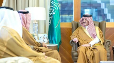 الأمير سعود بن نايف يستقبل رئيس المجلس التأسيسي للقطاع الشرقي الصحي