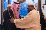 خادم الحرمين يستقبل رؤساء القمر المتحدة والسودان والجابون ووزير الخارجية الإماراتي