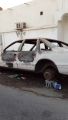 سيارة محترقة بحي العزيزية بالخفجي تزعج الأهالي