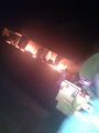 مجهولون يحرقون محطة معالجة الصرف الصحي بأبي عريش