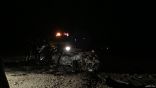 وفاة خمسة أشخاص في حادث تصادم ثلاث مركبات على طريق أبرق الكبريت