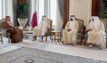سمو أمير دولة قطر يستقبل سمو الأمير تركي بن محمد بن فهد
