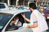 بالصور: حملة «خذه سفري» توزع 1500 هدية تثقيفية بمشاركة مرور الخفجي