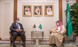 سمو الأمير فيصل بن فرحان يستقبل وزير خارجية جمهورية موريتانيا