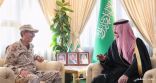 وزير الحرس الوطني يلتقي قائد لواء الإمام محمد بن سعود الآلي