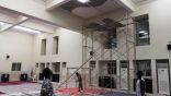 إدارة المساجد بالخفجي تبدأ بصيانة سقف جامع سعد بن أبي وقاص