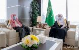 رئيس ديوان المظالم يستقبل رئيس المحكمة الإدارية العليا السابق الشيخ إبراهيم الرشيد