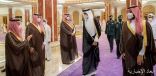 سمو ولي العهد وسمو أمير دولة قطر يعقدان جلسة مباحثات