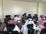 اللجنة الفرعية للدفاع المدني بالخفجي تناقش خطط الإسناد ومواقع الإيواء