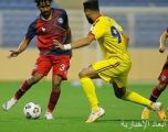 الحزم يتغلب على العدالة في الجولة 28 ويواصل صدارته لدوري الأمير محمد بن سلمان لأندية الدرجة الأولى